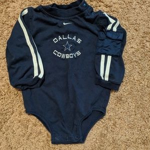 24 month Nike Dallas Cowboys onesie